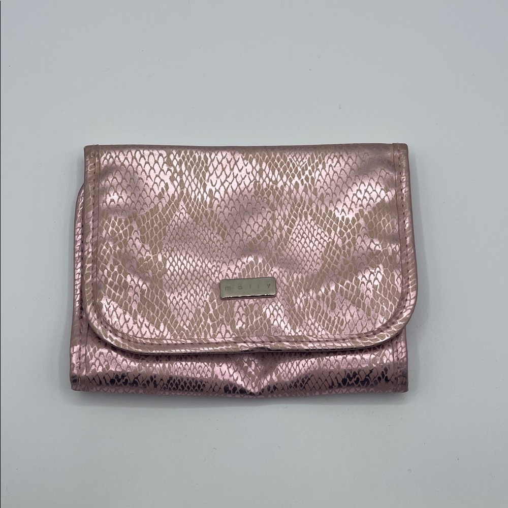 MALLY SNAKESKIN HANGING FOLDING COSMETIC ORGANIZER